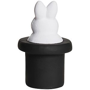Magic White Rabbit in Top Hat Stress Reliever