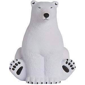 Sitting Polar Bear Stress Reliever