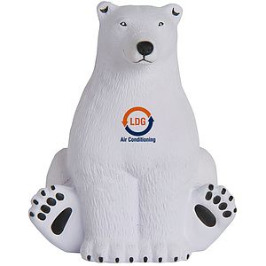 Sitting Polar Bear Stress Reliever
