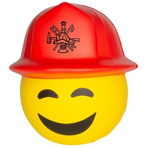 Fireman Emoji Hat Stress Reliever