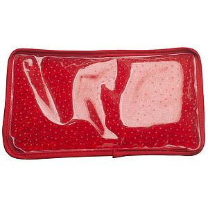 Rectangle Plush Gel Beads Hot/Cold Pack