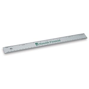 12" Non-slip Straight Edge Aluminum Ruler