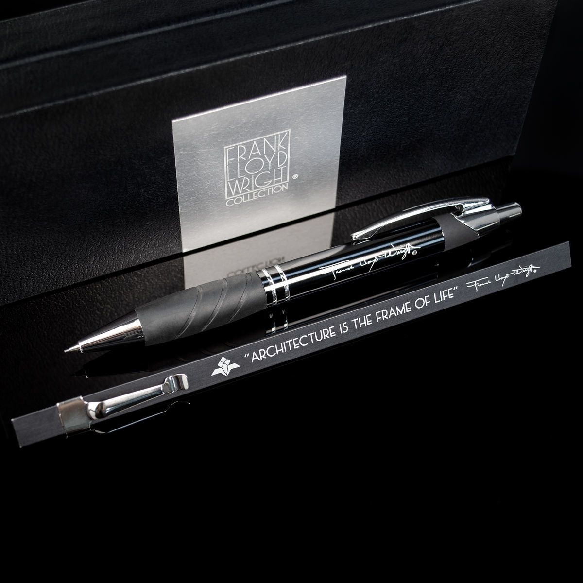 Executive GIFT SET w/ Engineer Pocket Scale and Aluminum Finish Mechanical Pencil