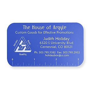 Aluminum Business Card