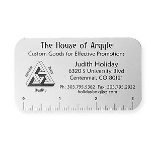 Aluminum Business Card
