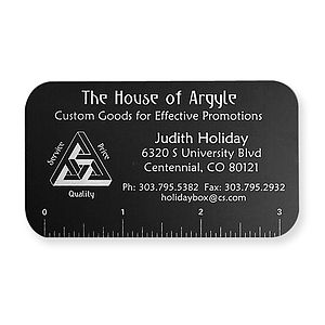 Aluminum Business Card