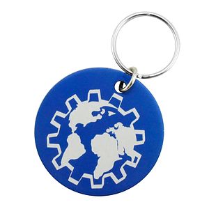Large Round Aluminum Key Tag