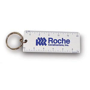Breast Cancer Awareness Inches & Centimeters Key Tag