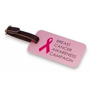 Breast Cancer Awareness Aluminum Luggage Tag