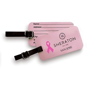 Breast Cancer Awareness Aluminum Luggage Tag
