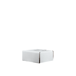Mailing Box, B-Flute4" x 4" x 2" - White - A - 032 sq in