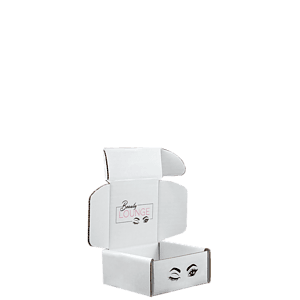 Mailing Box, B-Flute4" x 4" x 2" - White - A - 032 sq in
