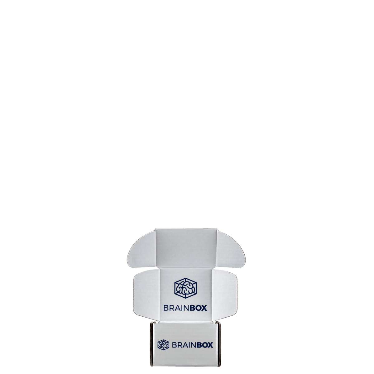 Mailing Box, B-Flute4" x 4" x 3" - White - A - 048 sq in
