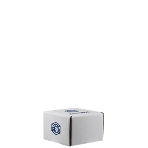Mailing Box, B-Flute4" x 4" x 3" - White - A - 048 sq in