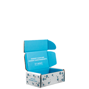 Mailing Box, B-Flute5" x 3" x 2" - White - A - 030 sq in