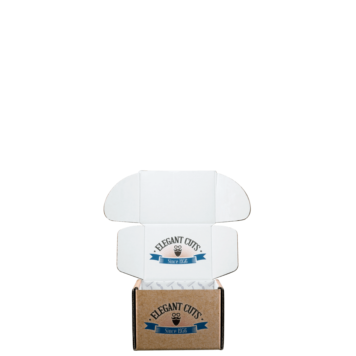 Mailing Box, B-Flute5" x 3" x 4" - White - B - 060 sq in