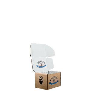 Mailing Box, B-Flute5" x 3" x 4" - White - B - 060 sq in