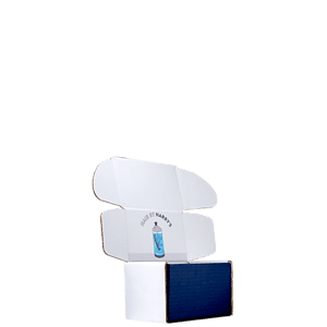 Mailing Box, B-Flute6" x 4" x 4" - White - B - 096 sq in