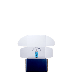 Mailing Box, B-Flute6" x 4" x 4" - White - B - 096 sq in