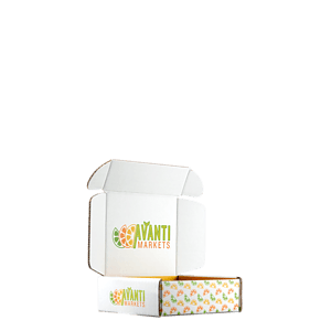 Mailing Box, B-Flute6" x 5" x 2" - White - B - 060 sq in