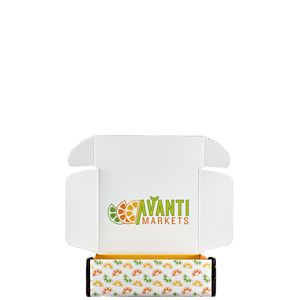 Mailing Box, B-Flute6" x 5" x 2" - White - B - 060 sq in