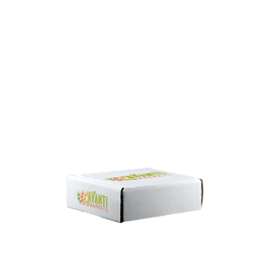 Mailing Box, B-Flute6" x 5" x 2" - White - B - 060 sq in