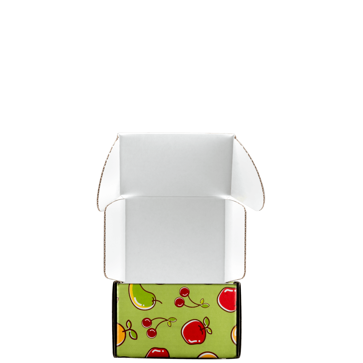 Mailing Box, B-Flute6" x 5" x 4" - White - B - 120 sq in