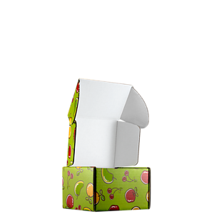 Mailing Box, B-Flute6" x 5" x 4" - White - B - 120 sq in