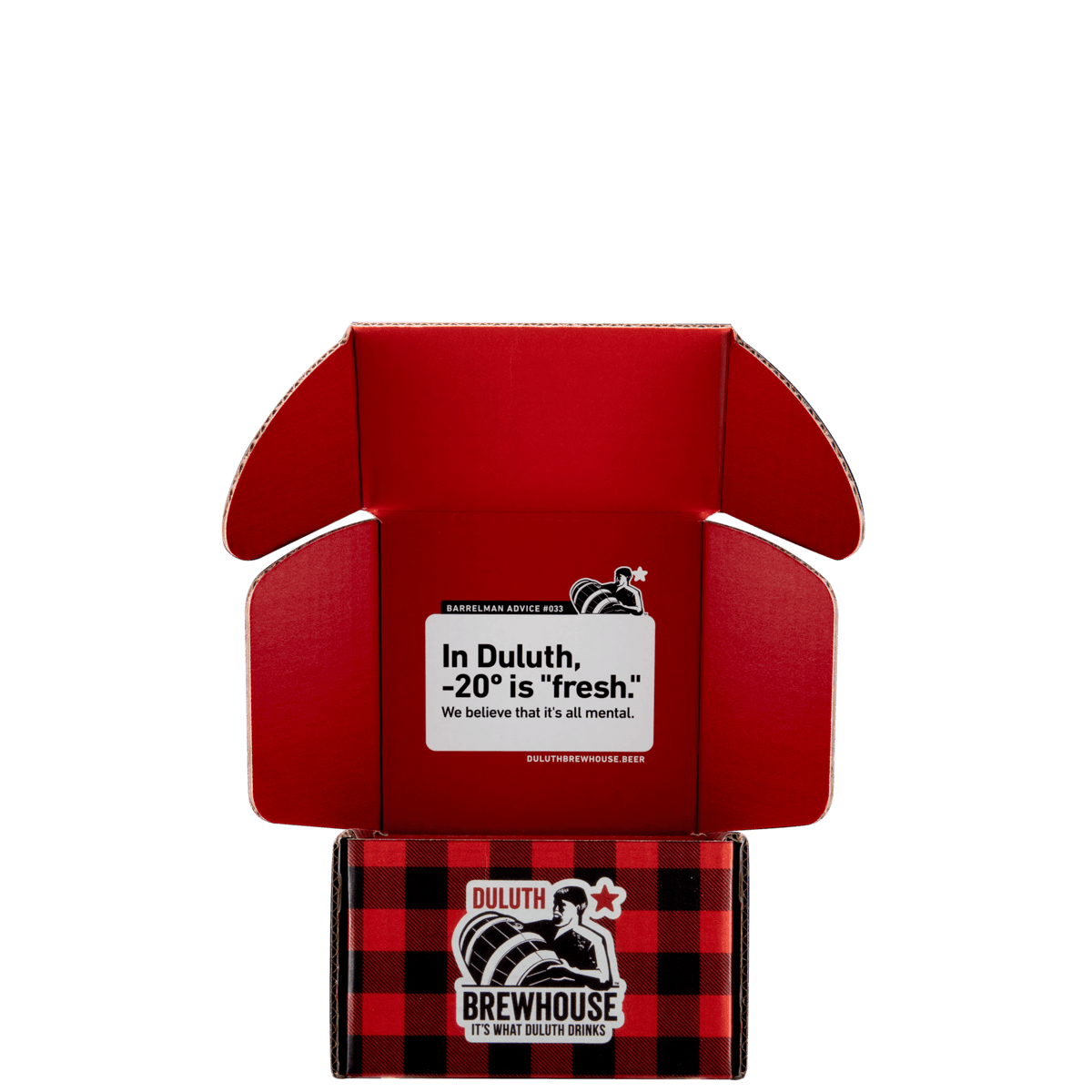 Mailing Box, B-Flute6" x 6" x 4" - White - C - 144 sq in