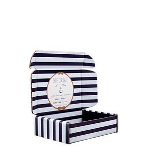 Mailing Box, B-Flute7" x 5" x 2" - White - B - 070 sq in
