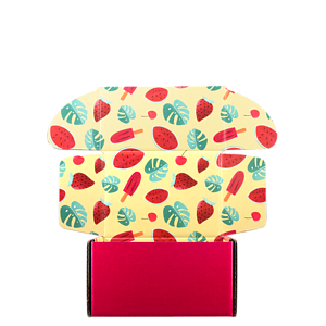 Mailing Box, B-Flute7" x 5" x 4" - White - B - 140 sq in