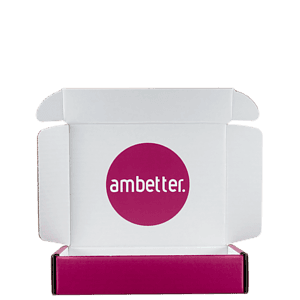 Mailing Box, B-Flute9" x 7" x 2" - White - B - 126 sq in