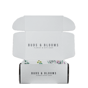 Mailing Box, B-Flute9" x 7" x 4" - White - D - 252 sq in