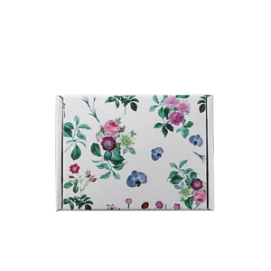 Mailing Box, B-Flute9" x 7" x 4" - White - D - 252 sq in