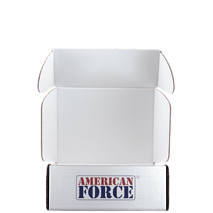 Mailing Box, B-Flute10" x 8" x 4" - White - D - 320 sq in