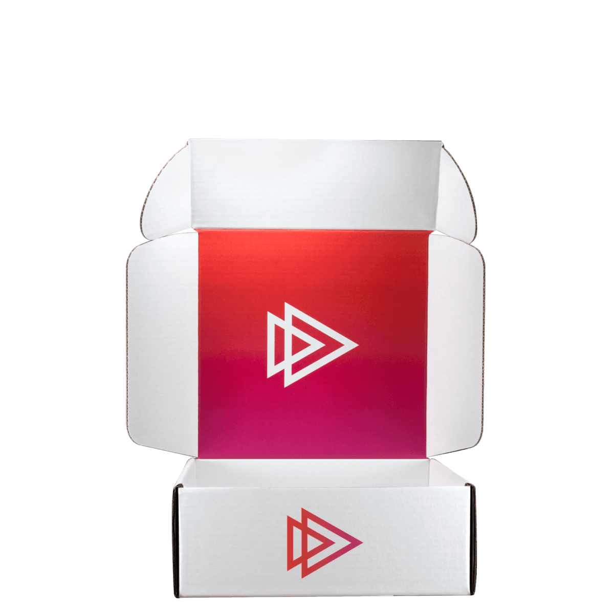 Mailing Box, B-Flute10" x 10" x 4" - White - E - 400 sq in
