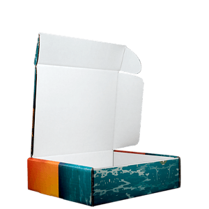 Mailing Box, B-Flute11" x 9" x 3" - White - D - 297 sq in