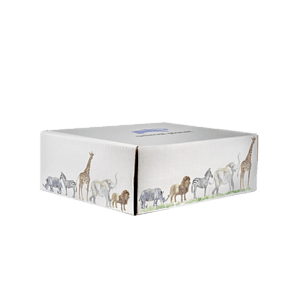 Mailing Box, B-Flute11" x 9" x 4" - White - E - 396 sq in