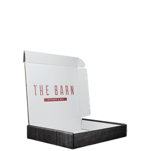 Mailing Box, B-Flute12" x 10" x 2" - White - D - 240 sq in
