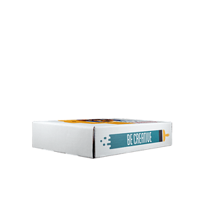Mailing Box, B-Flute14" x 10" x 3" - White - E - 420 sq in