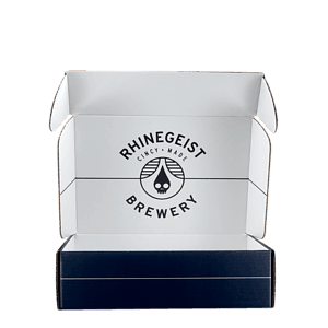 Mailing Box, B-Flute14" x 10" x 4" - White - F - 560 sq in