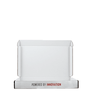Mailing Box, B-Flute16" x 10" x 2" - White - D - 320 sq in