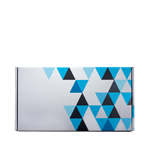 Mailing Box, B-Flute18" x 10" x 2" - White - D - 360 sq in