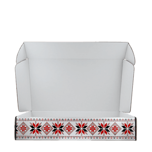 Mailing Box, B-Flute20" x 12" x 4" - White - F - 960 sq in