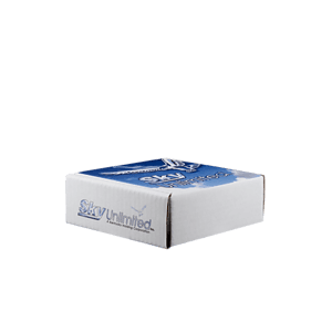 Mailing Box, B-Flute6" x 6" x 2.25" - White - B - 090 sq in