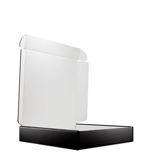 Mailing Box, B-Flute12" x 12" x 2.25" - White - D - 360 sq in