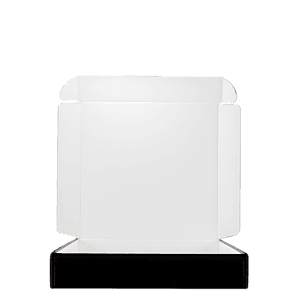 Mailing Box, B-Flute12" x 12" x 2.25" - White - D - 360 sq in