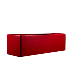 Mailing Box, B-Flute13" x 4" x 4" - White - D - 208 sq in