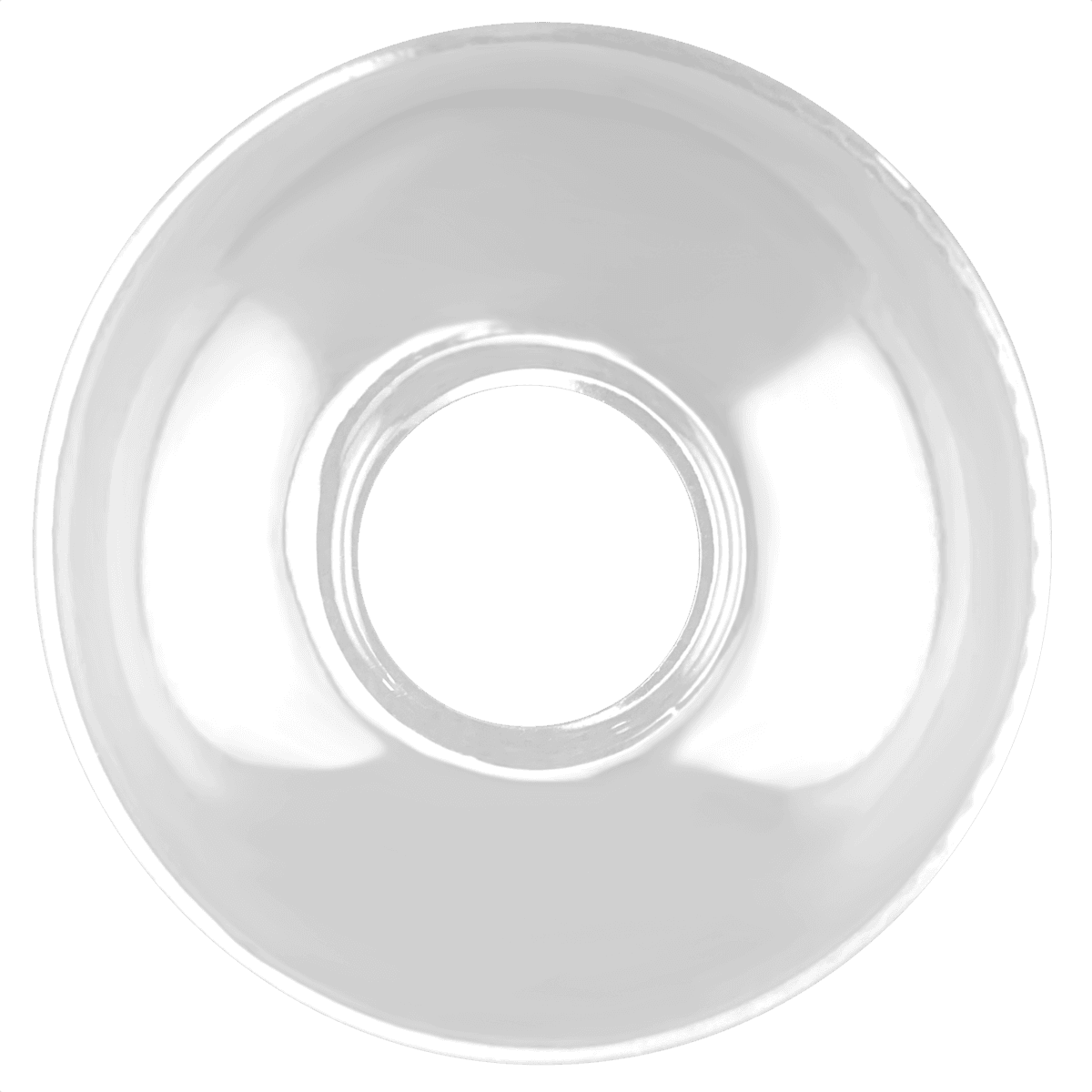 9/12/16/20/24 oz Clear PLA Cup Open Domed Lid - Clear