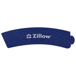 12/16 oz Corrugated Beverage Sleeve - White